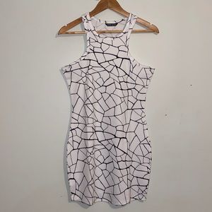 NEW Allover Geo Bodycon Tank Dress